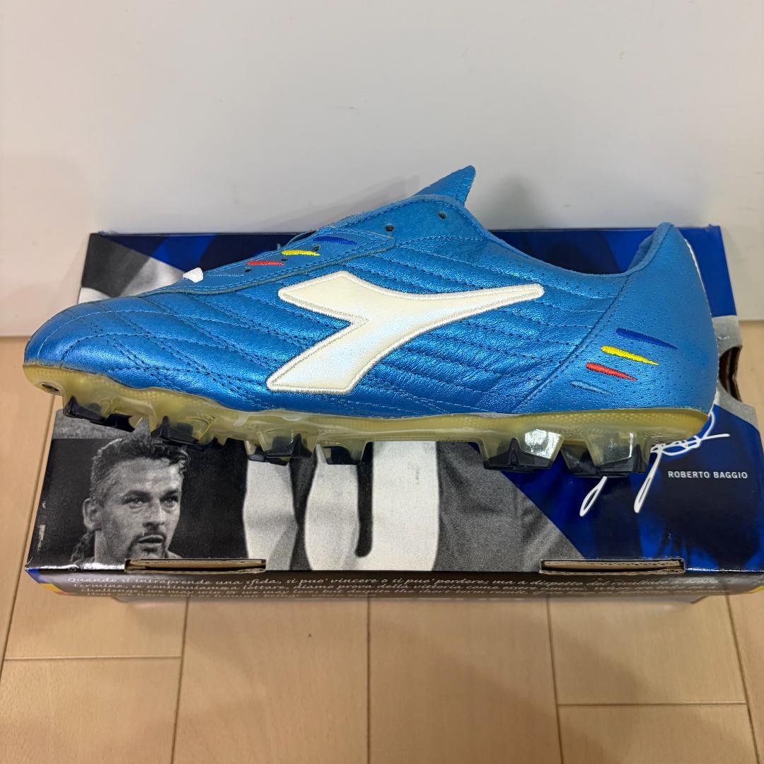 【新品未使用・スパイク・26cm】ロベルトバッジョ・イタリア・引退試合・サッカー