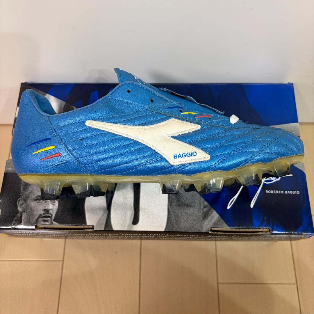 【新品未使用・スパイク・26cm】ロベルトバッジョ・イタリア・引退試合・サッカー