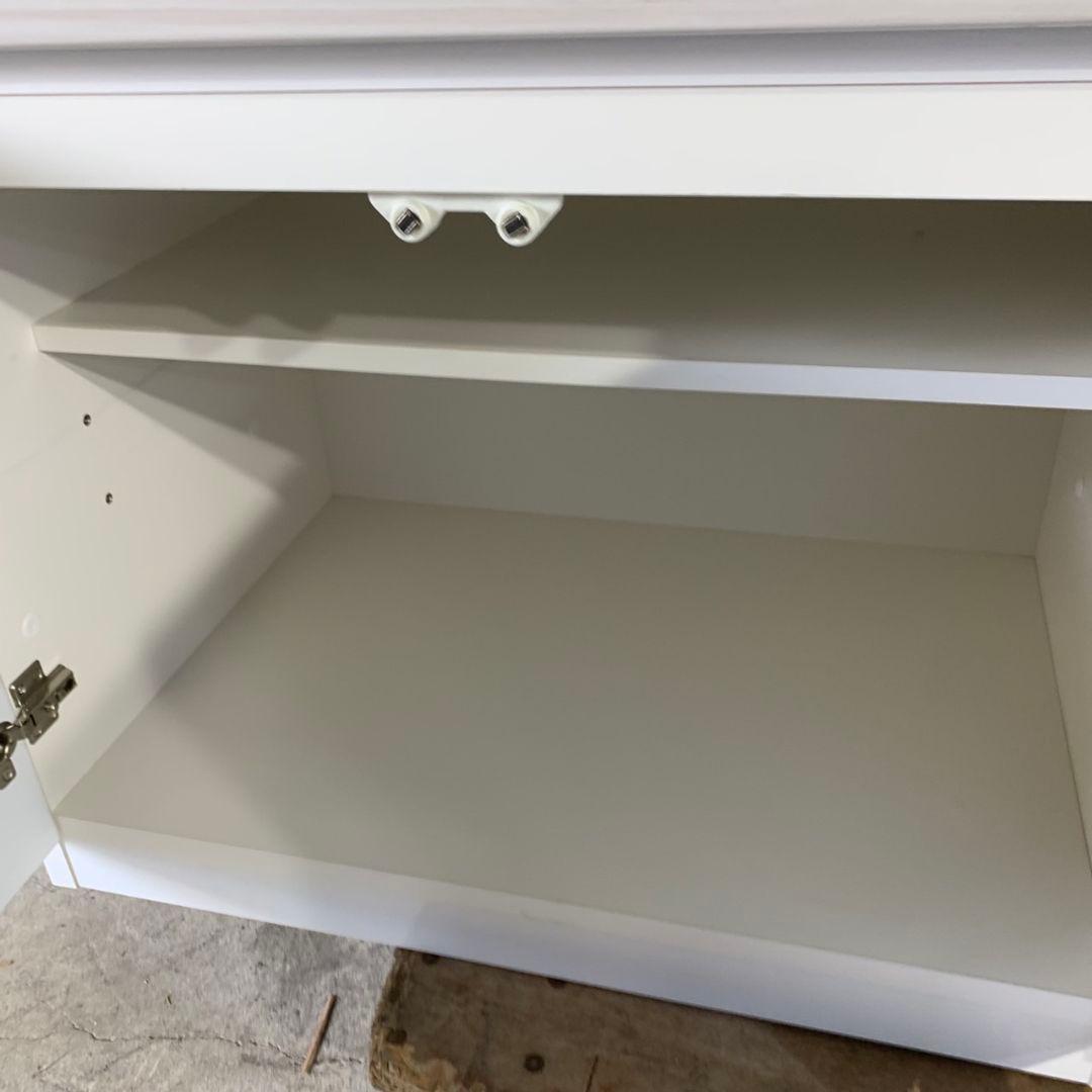 I630 【幅140cm】キッチンボード ニトリ Nポスティア140KB WH