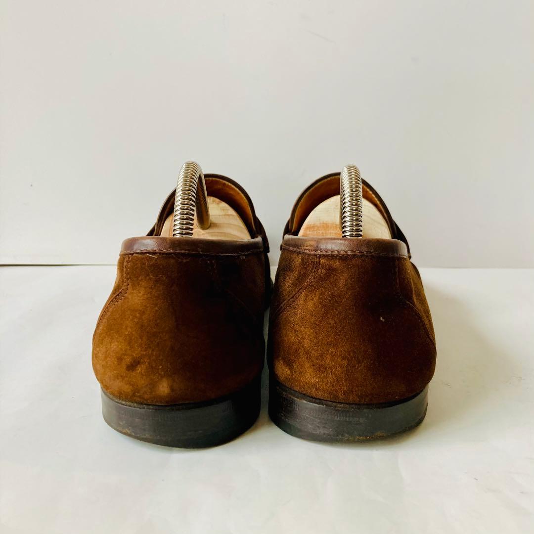 サルバトーレ フェラガモ 濃茶 ガンチーニローファー 25cm 除菌・消臭済み