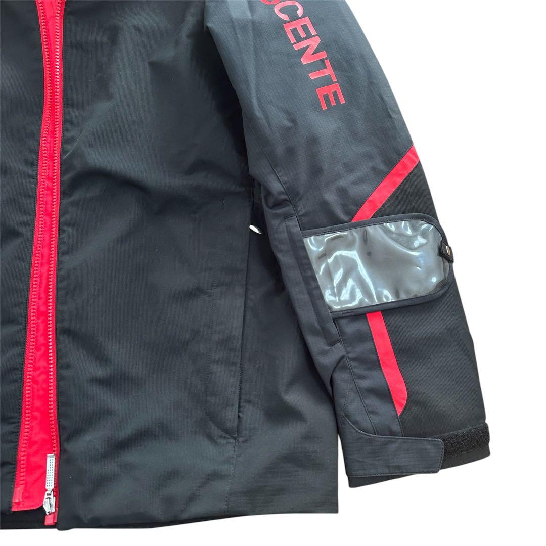 DESCENTE デサント スキーウエア メンズ M 上下セット 赤 黒