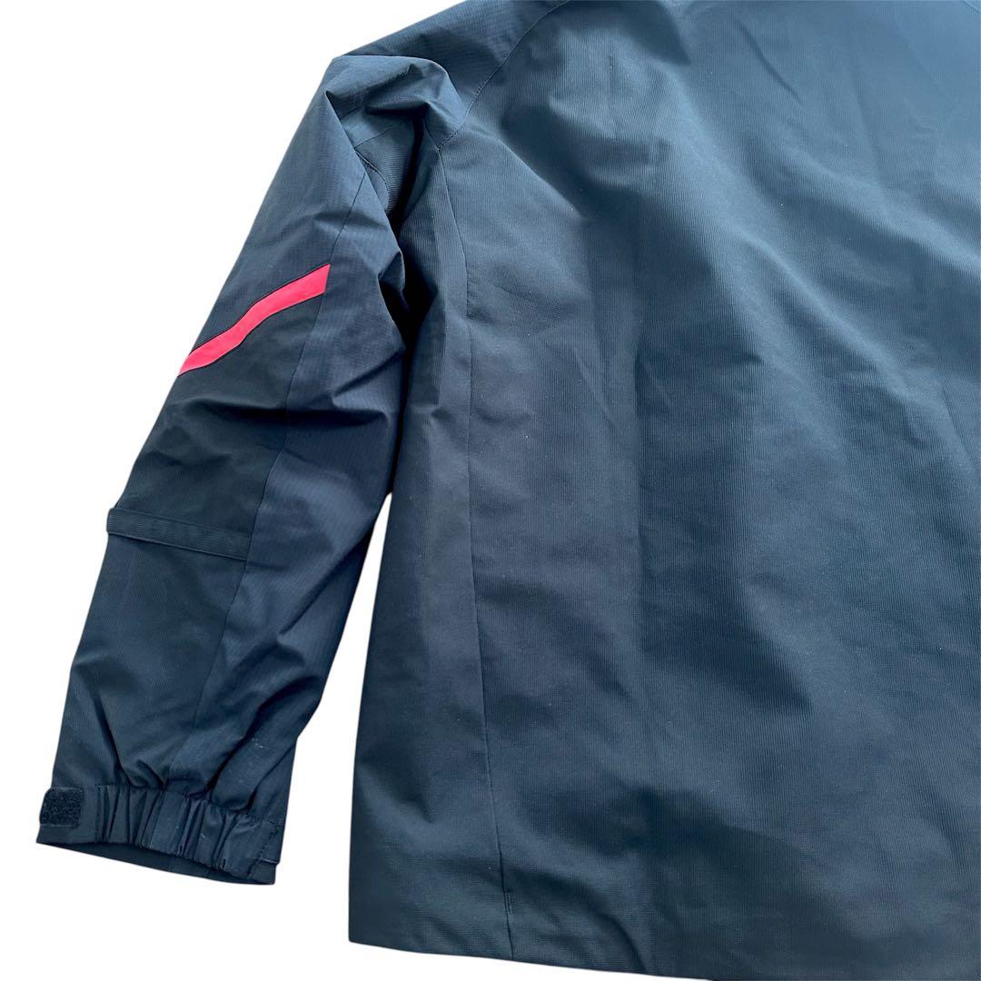 DESCENTE デサント スキーウエア メンズ M 上下セット 赤 黒