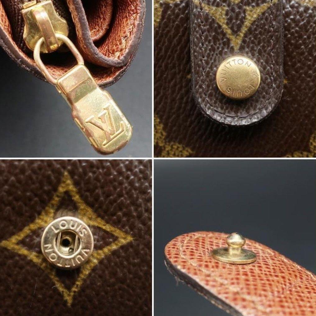 正規品 ヴィトン 財布 モノグラム コンパクトジップ スペイン製 ショッパー