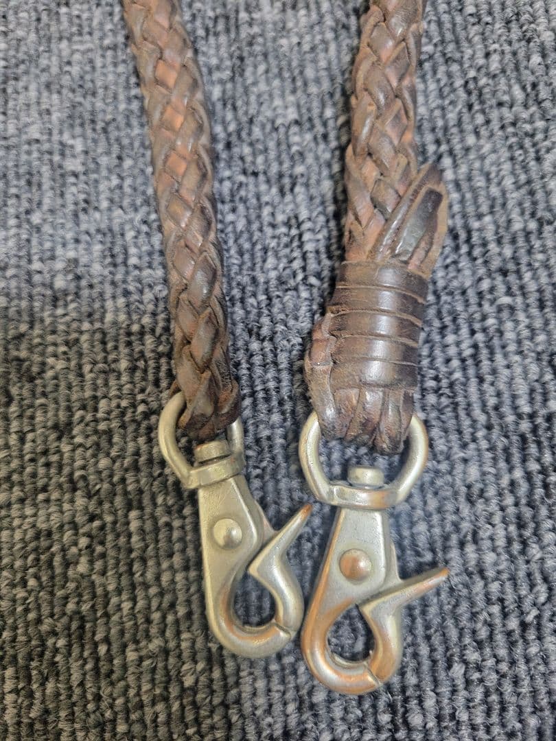 天神ワークスロングウォレットLW05 ウォレットロープ8本編み