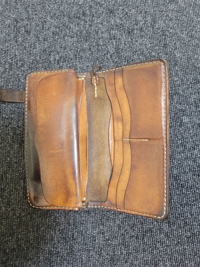 天神ワークスロングウォレットLW05 ウォレットロープ8本編み