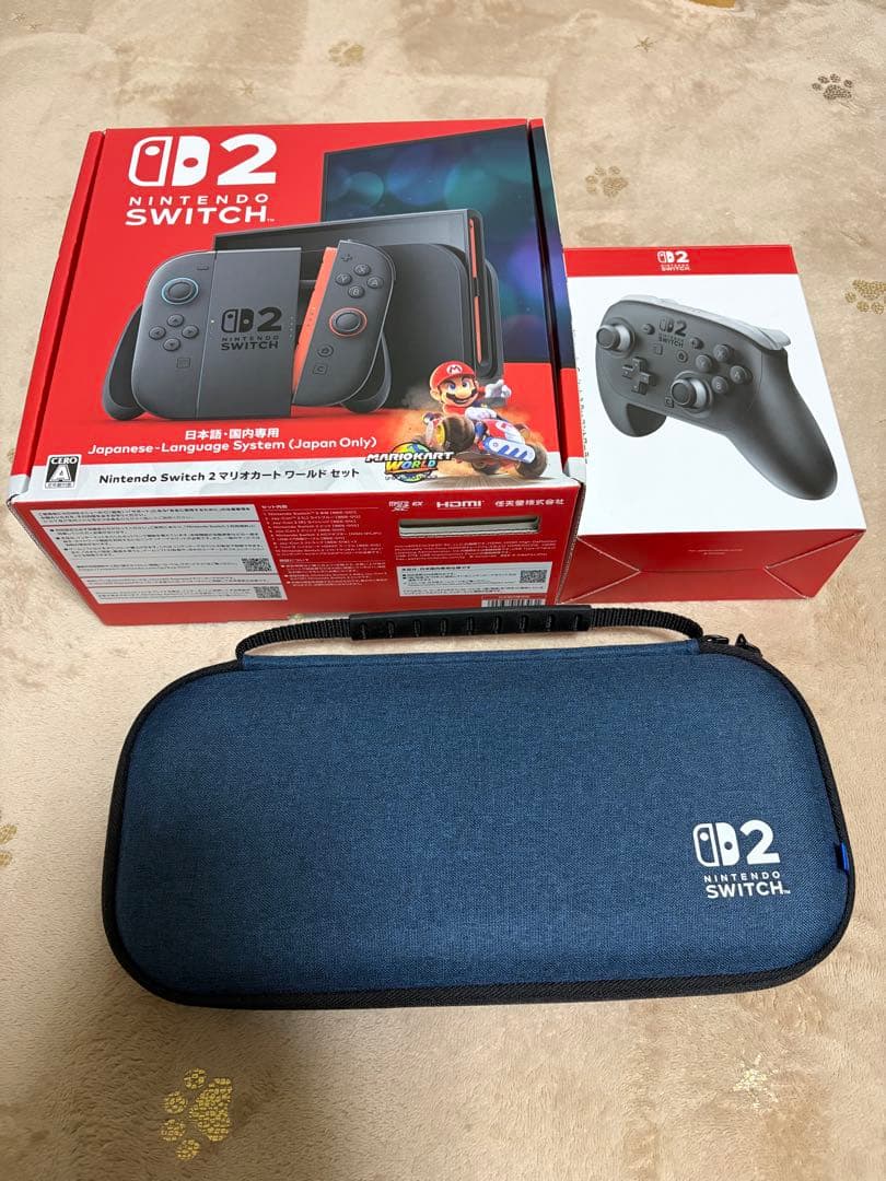 Nintendo Switch2　本体　プロコン　キャリングケース　SDカード