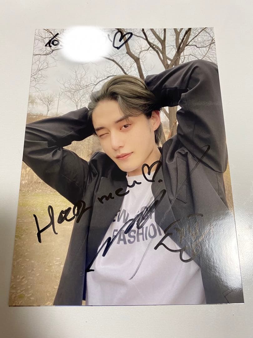 キムジウン 直筆サイン入りフォトカード