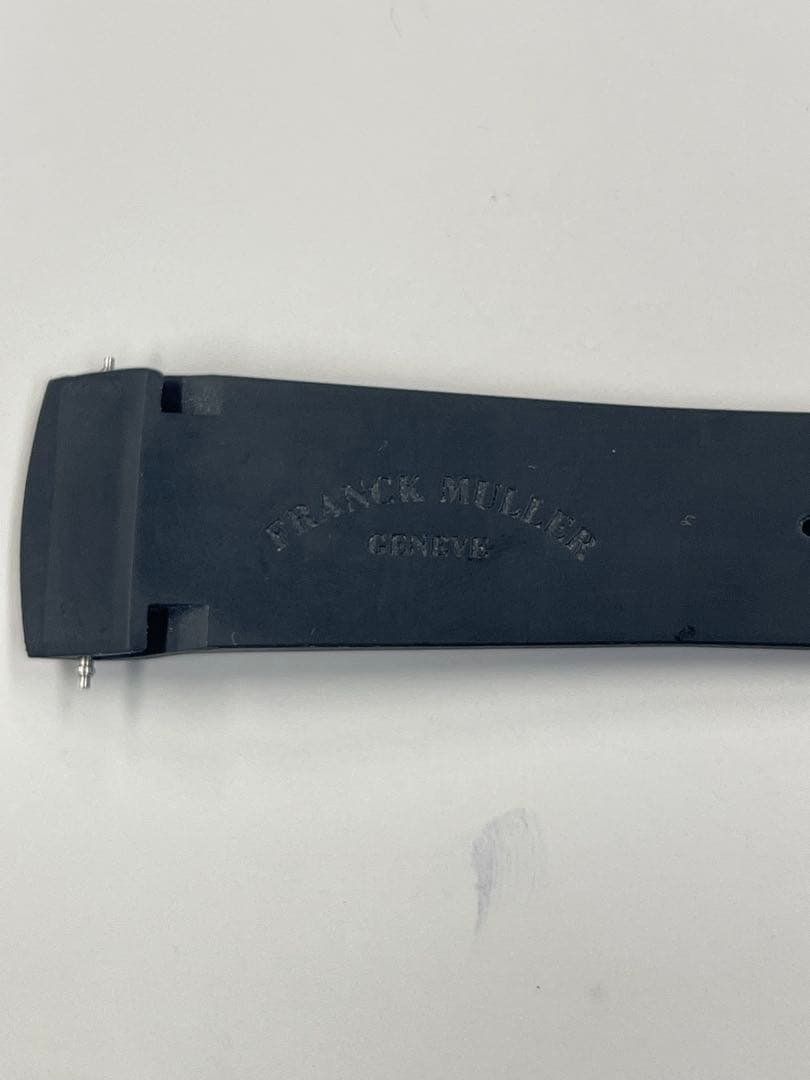 FRANCK MULLER純正ラバーベルト 22mm ブラック　メンズ用