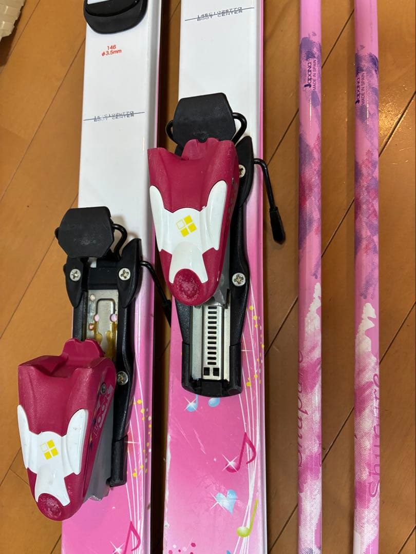 美品 スキーセット 板146cm 靴24cm身長140〜160cm用