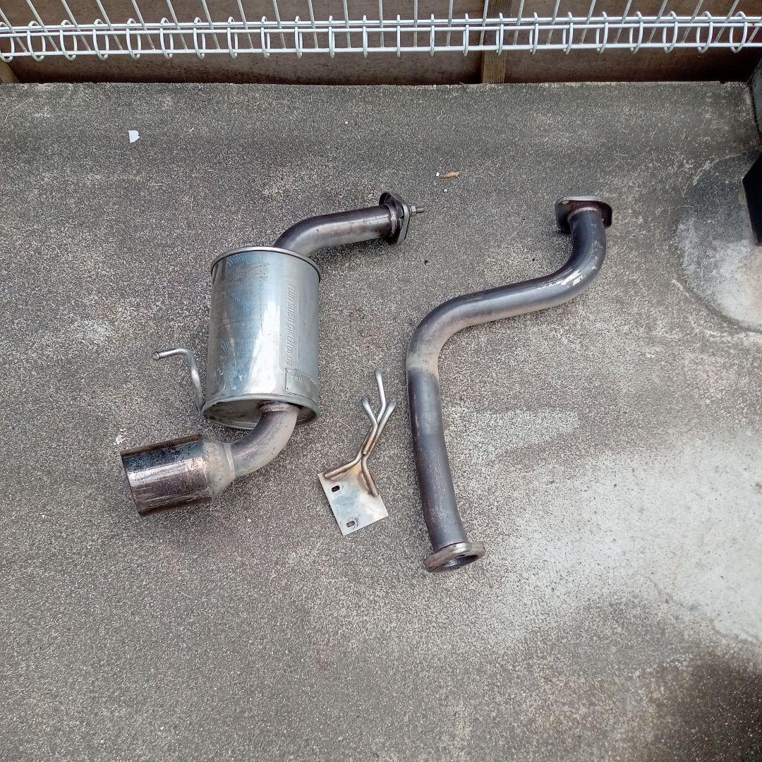 ホンダ　バモス　FUJITSUBOステンレスマフラー