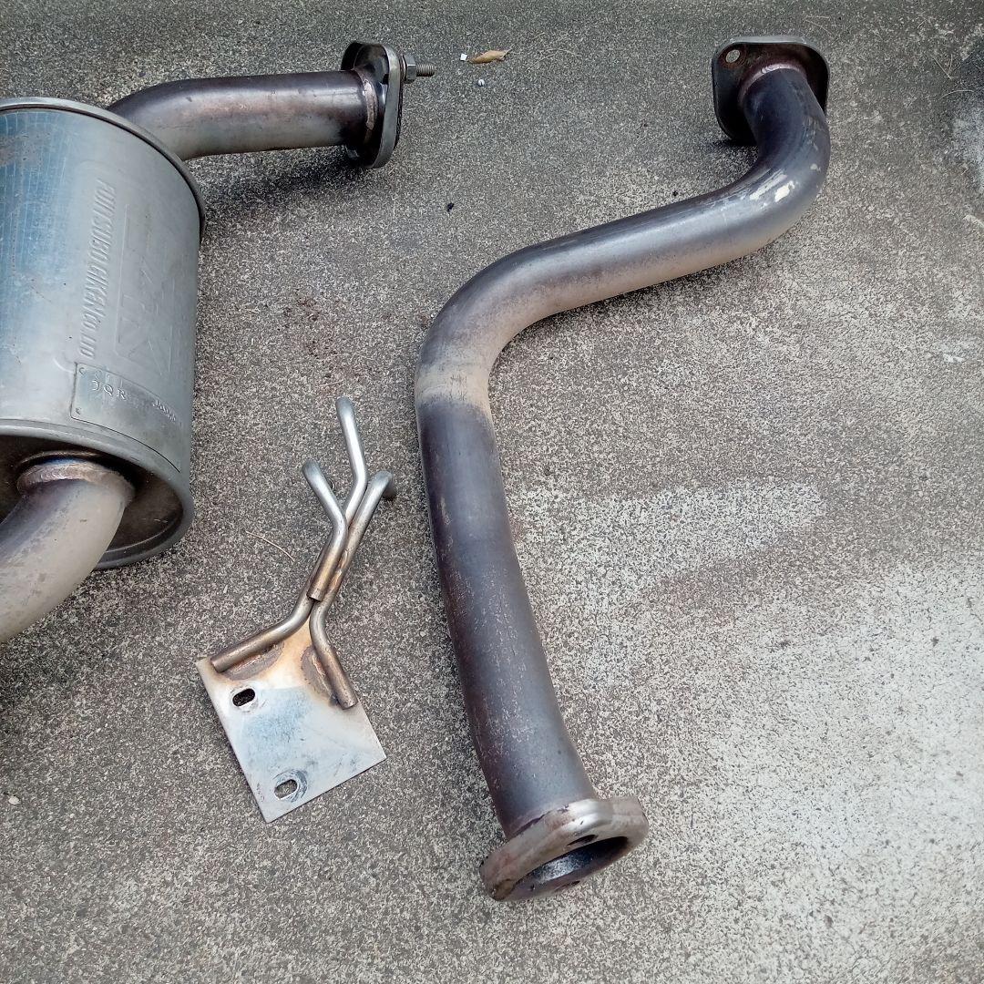 ホンダ　バモス　FUJITSUBOステンレスマフラー