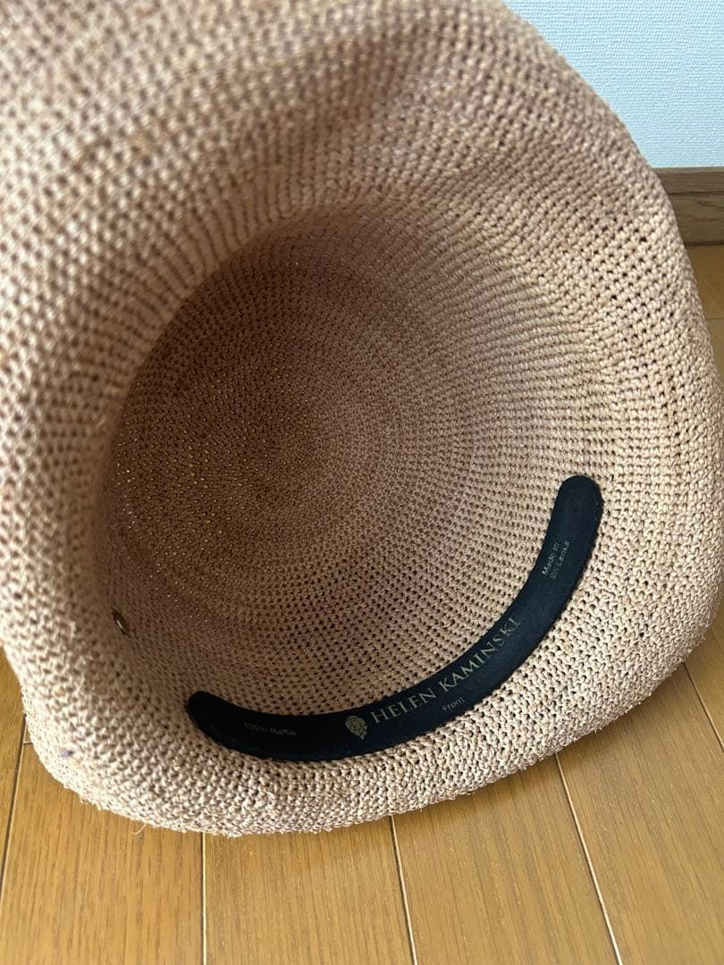 【ヘレンカミンスキー】麦わら帽子　プロバンス10 ヌガー 美品⭐︎