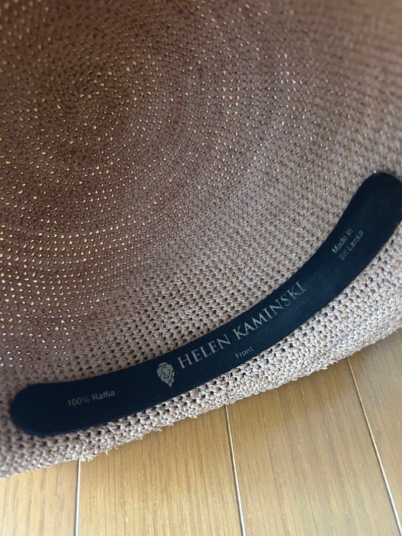 【ヘレンカミンスキー】麦わら帽子　プロバンス10 ヌガー 美品⭐︎