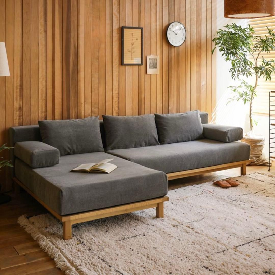 sieve ソファrect unit sofa ワイドタイプ　グレー