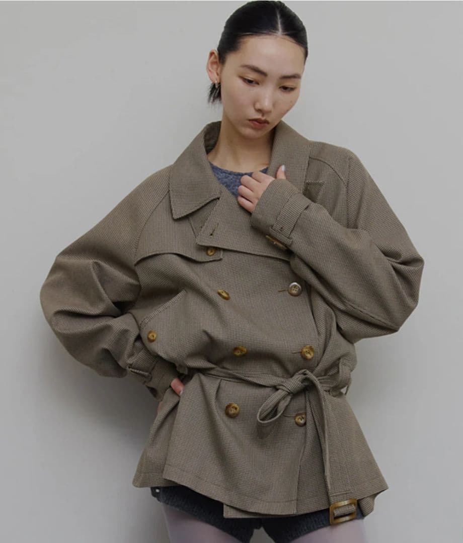 AMERI VINTAGE 美品 DADDY MIDI TRENCH COAT