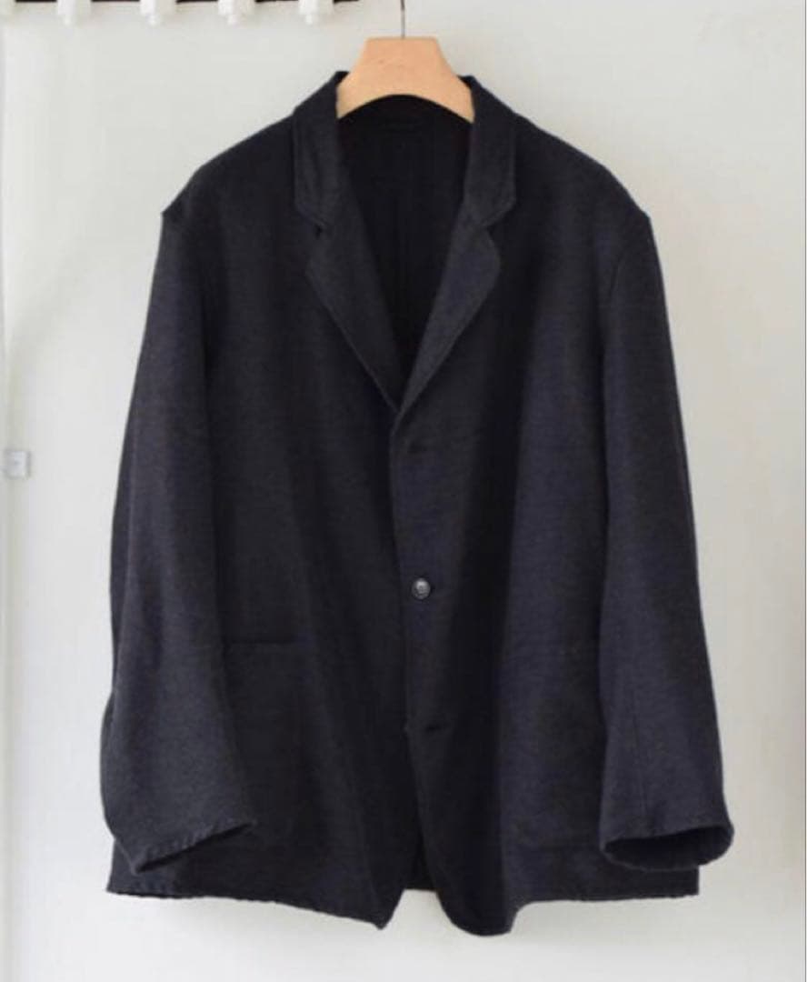 新品未使用COMOLI 20AW ウールシルクセットアップ チャコール サイズ2