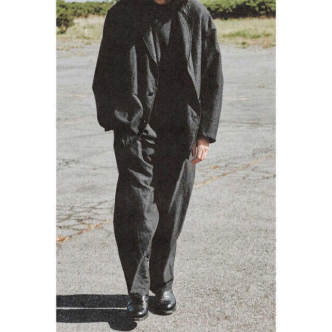 新品未使用COMOLI 20AW ウールシルクセットアップ チャコール サイズ2