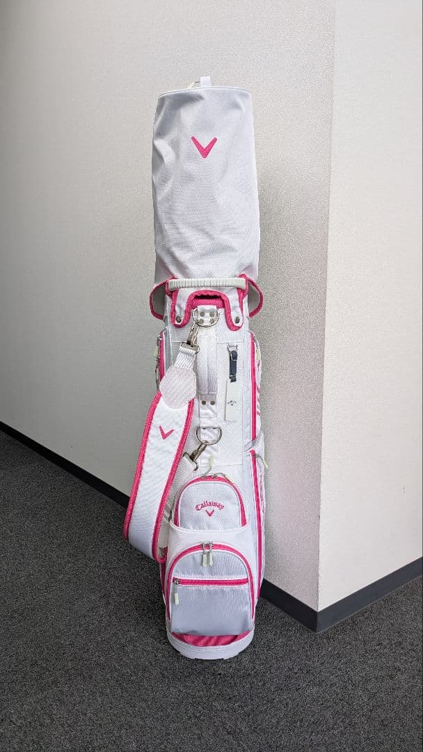 CALLAWAY キャディバッグ ホワイト/ピンク レディース