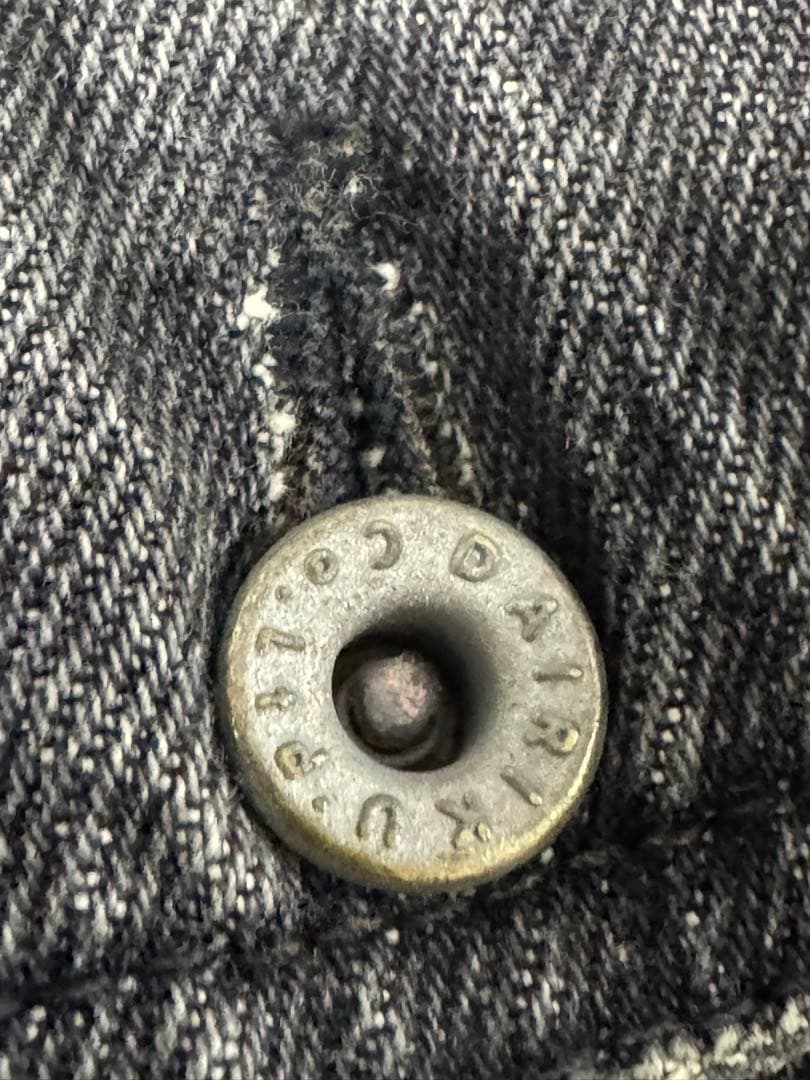 DAIRIKU 22SS Denim Cover All Mサイズ ブラック