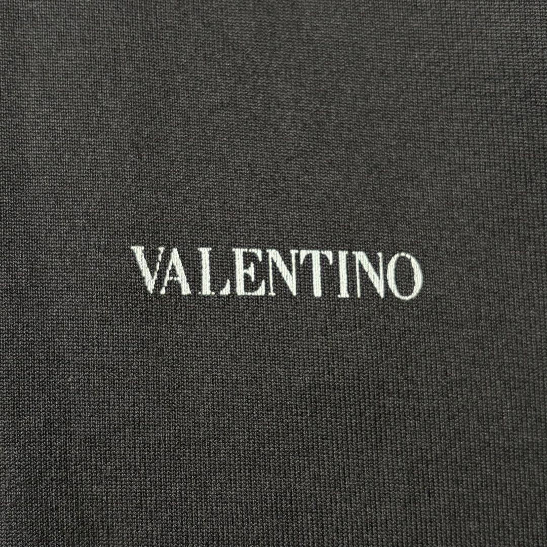 VALENTINO ワンポイントロゴ トラックジャケット スタッズ S 黒