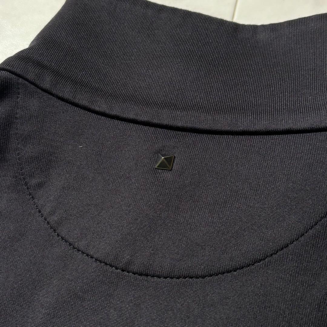 VALENTINO ワンポイントロゴ トラックジャケット スタッズ S 黒