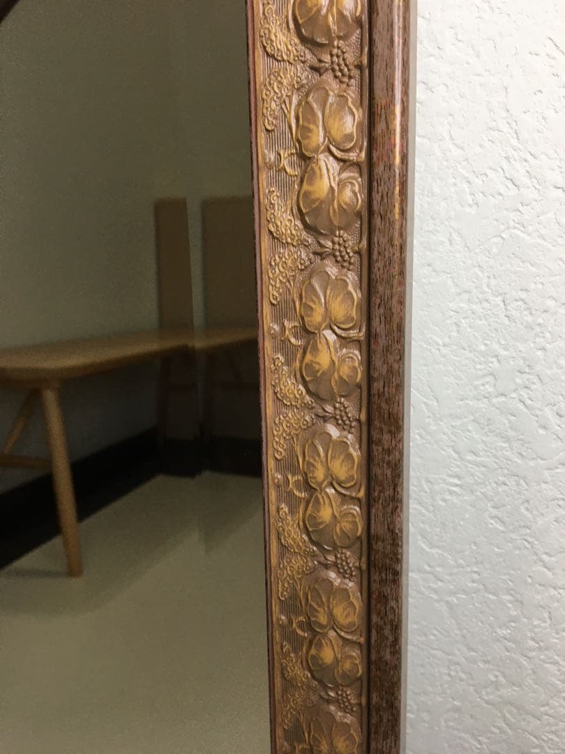 美しい彫刻 Italia Demainイタリア ドマン 壁掛け鏡 ウォールミラー