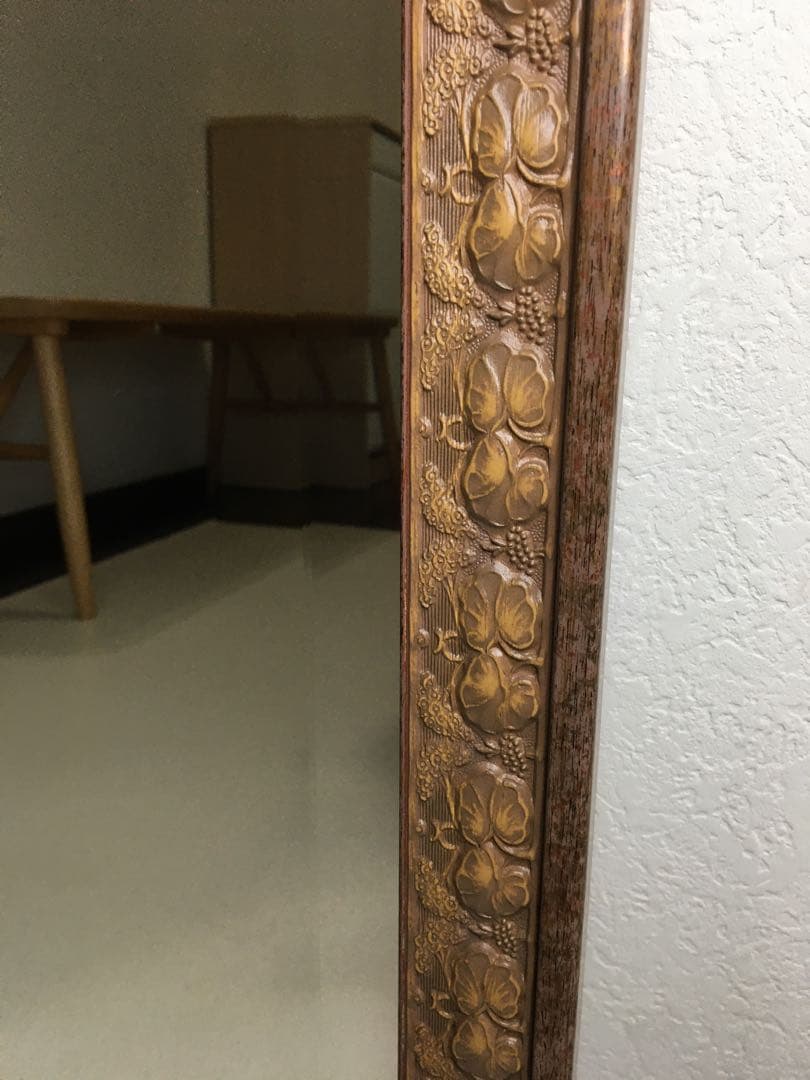 美しい彫刻 Italia Demainイタリア ドマン 壁掛け鏡 ウォールミラー