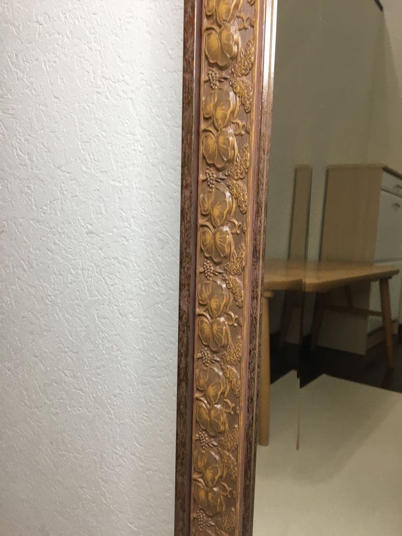 美しい彫刻 Italia Demainイタリア ドマン 壁掛け鏡 ウォールミラー