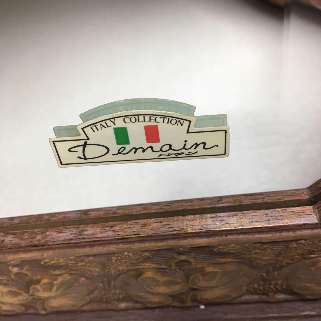 美しい彫刻 Italia Demainイタリア ドマン 壁掛け鏡 ウォールミラー