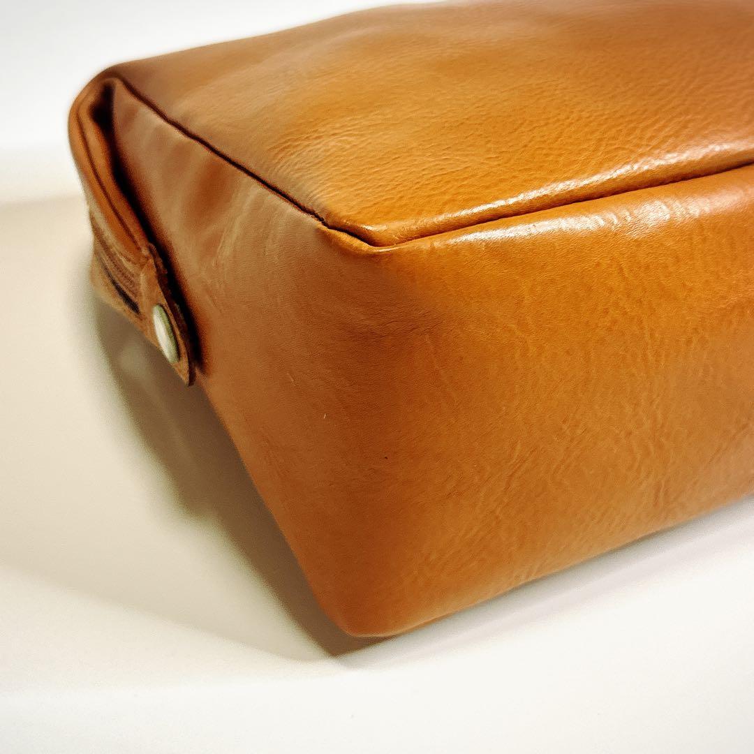 【希少品】Ferrari schedoni　レザーポーチ　トラベルバッグケース