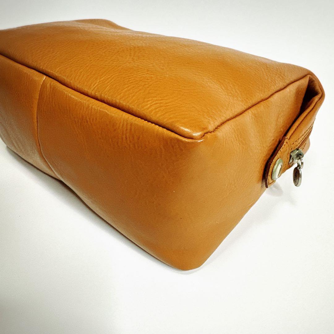 【希少品】Ferrari schedoni　レザーポーチ　トラベルバッグケース