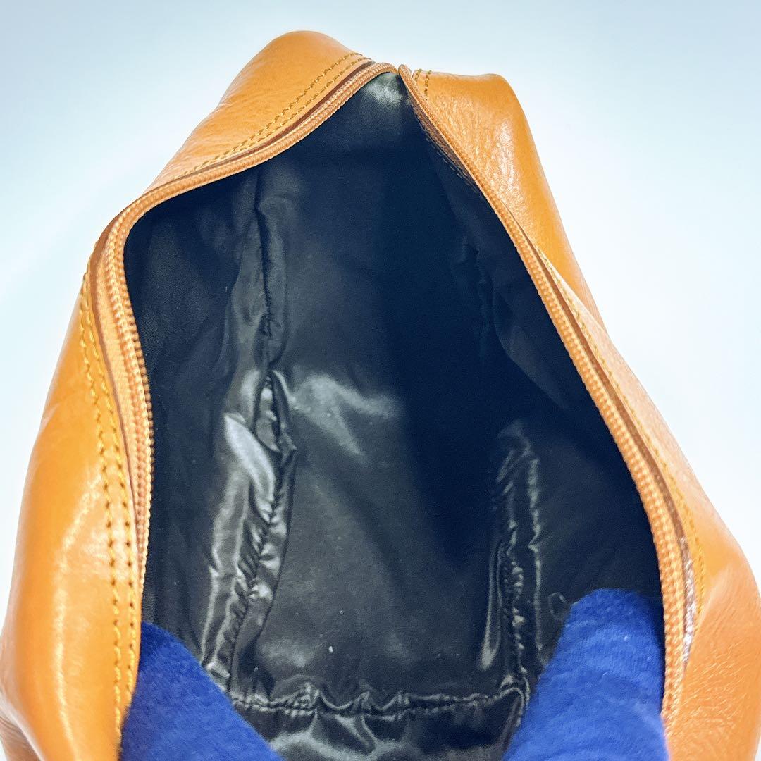 【希少品】Ferrari schedoni　レザーポーチ　トラベルバッグケース