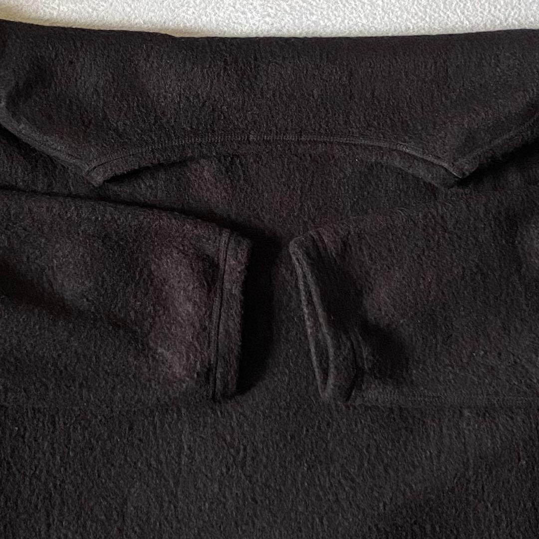 COMOLI コモリ 22AW シルクフリース長袖クルー ネイビー 3