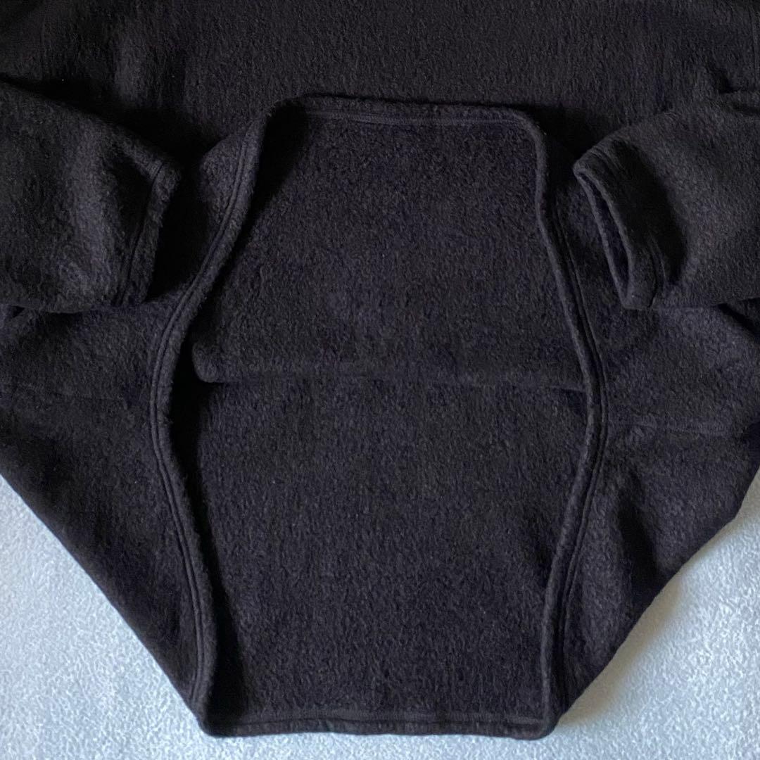 COMOLI コモリ 22AW シルクフリース長袖クルー ネイビー 3