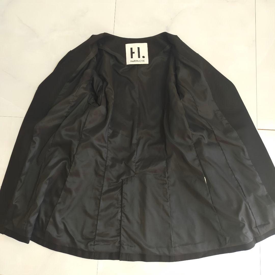 ヘリンドットサイ　クロ　HeRIN.CYE CLO ノーカラージャケット