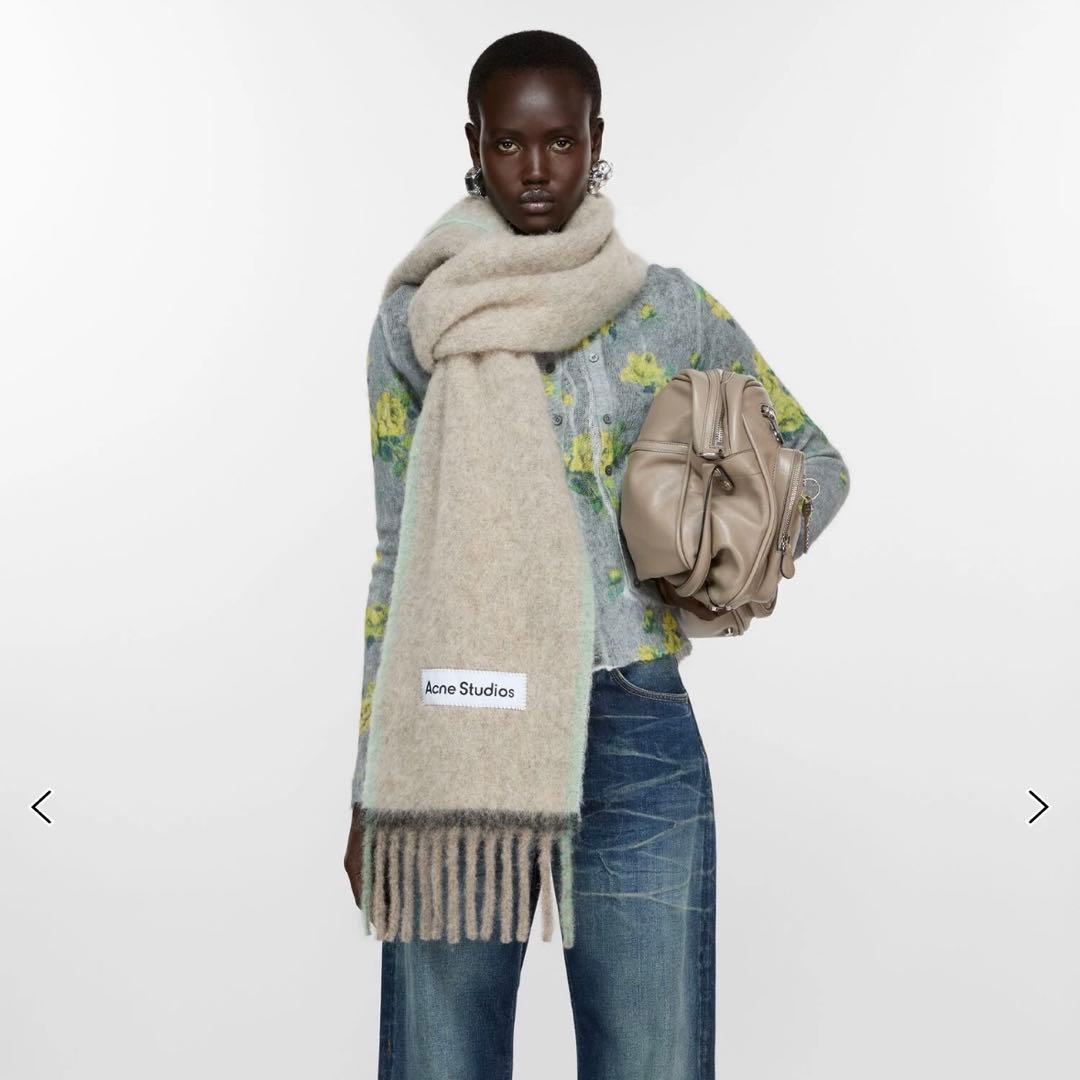 Acne Studios ウールモヘアスカーフ マフラー