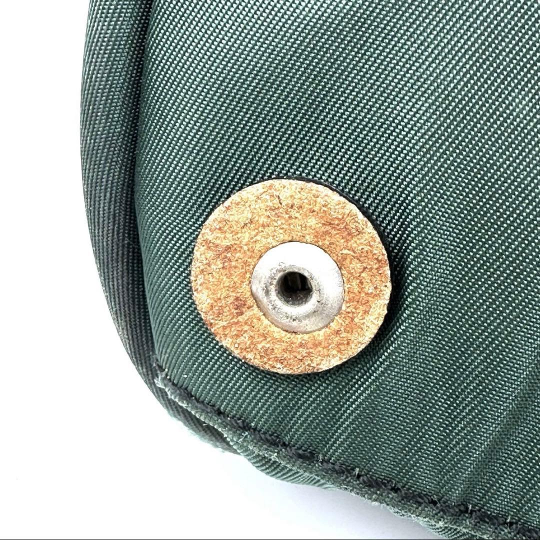 PRADA グリーン ナイロン ビジネスバッグ