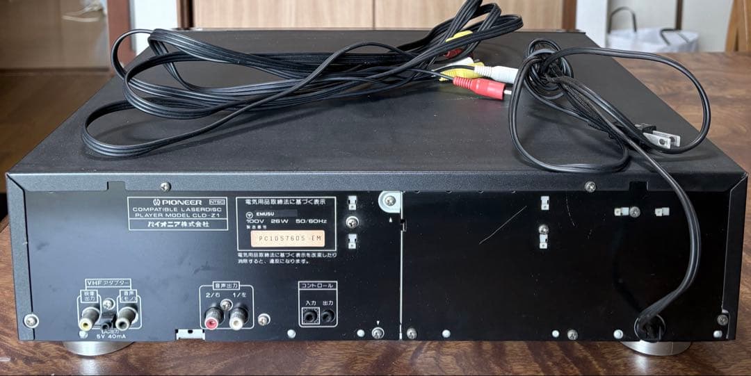 PIONEERレーザーディスクプレーヤーCLD-Z1+レーザーディスク7枚