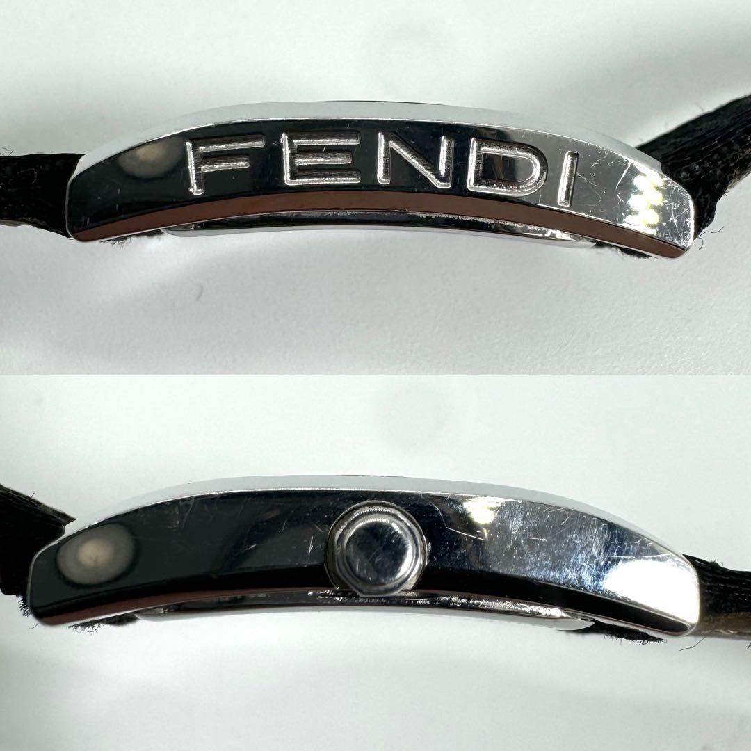 【稼動】FENDI腕時計 スクエア レディース 腕時計　7000L ズッカベルト