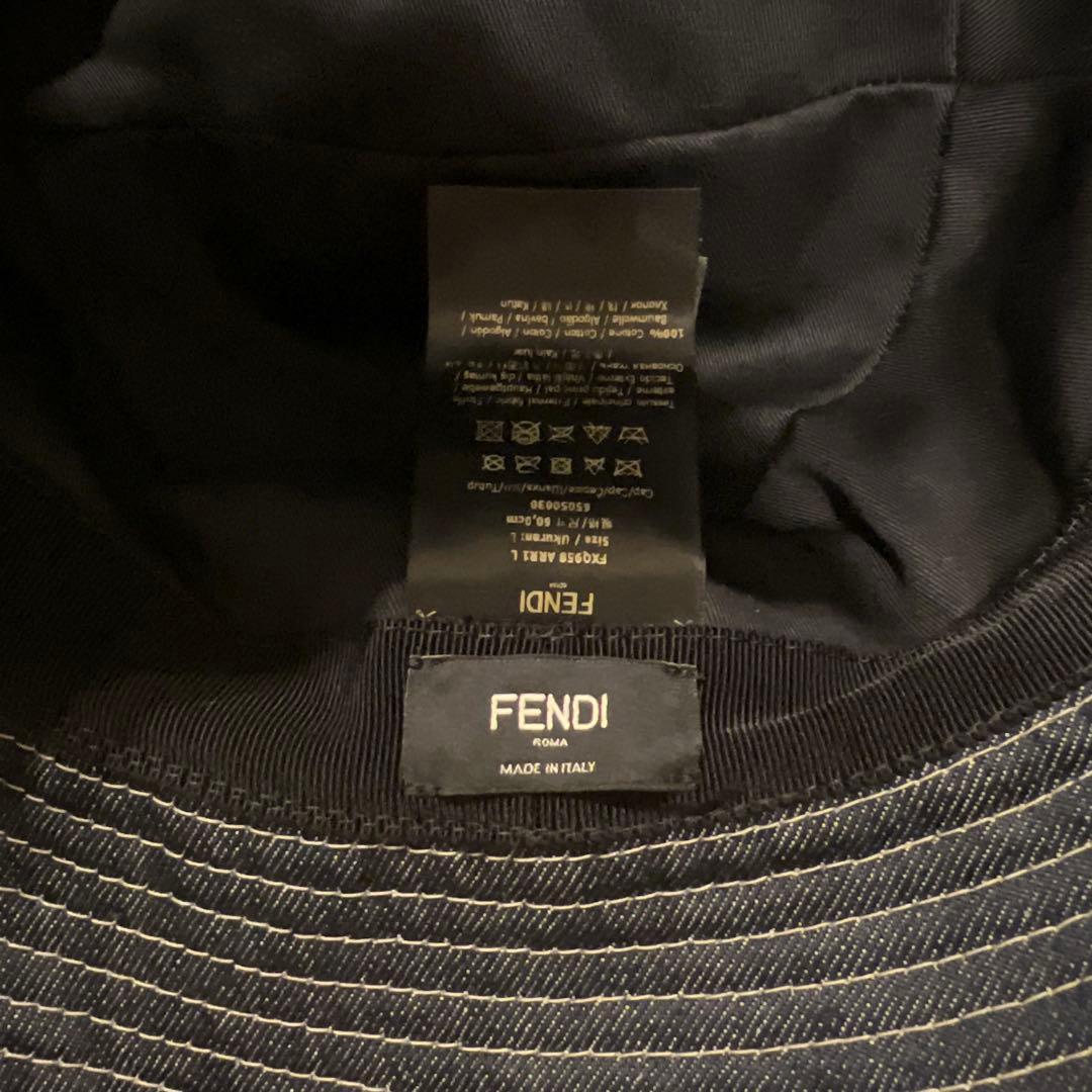 【美品】FENDI バケットハット デニム生地
