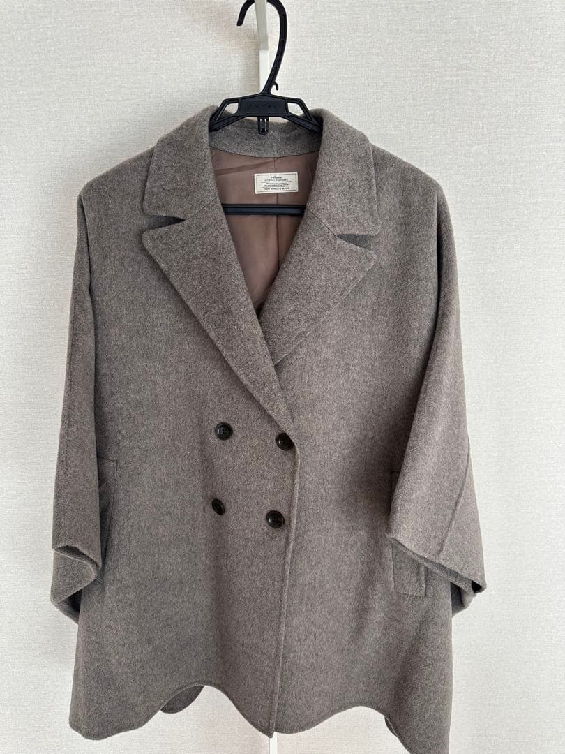 【JOURNAL STANDARD relume】ピュアラムウールポンチョ