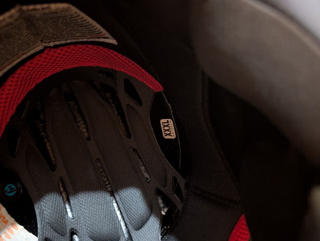 XXXLサイズ OGJKabuto RTE-2 ブラックフルフェイスヘルメット