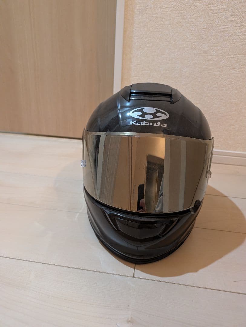 XXXLサイズ OGJKabuto RTE-2 ブラックフルフェイスヘルメット