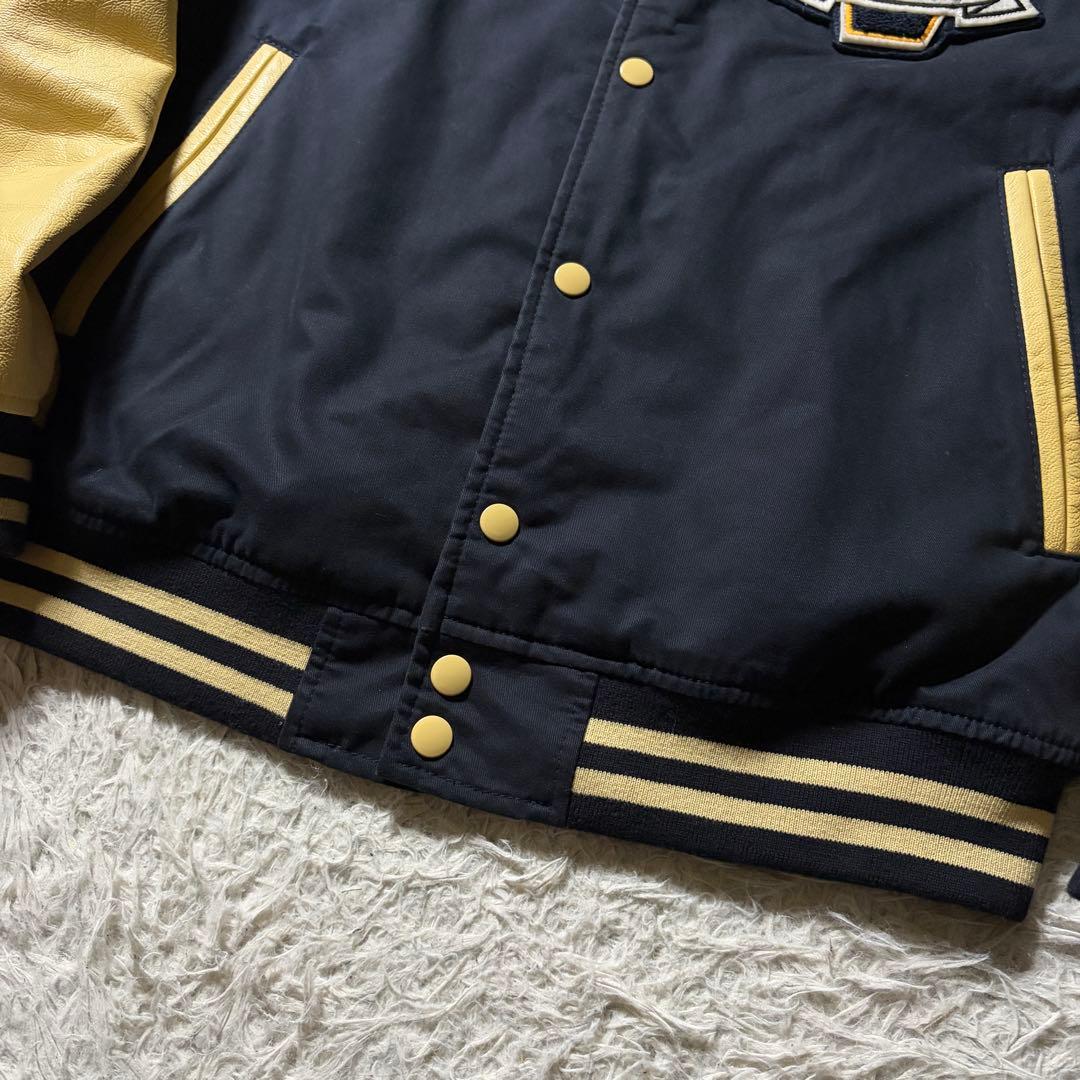 T*i様 美品■VAN JACKET スタジャン　袖レザー　アーチロゴ　山羊革