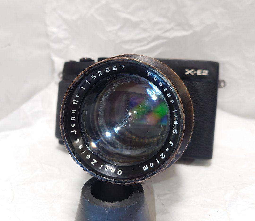 ★美品！M42変換付★Carl Zeiss Tessar 21cm F4.5大判
