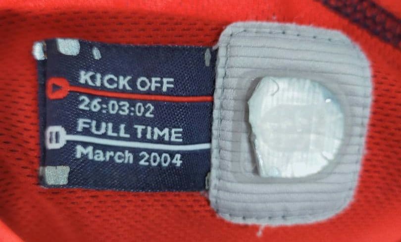 【美品】イングランド代表 2002/04 アウェイモデル Lサイズ