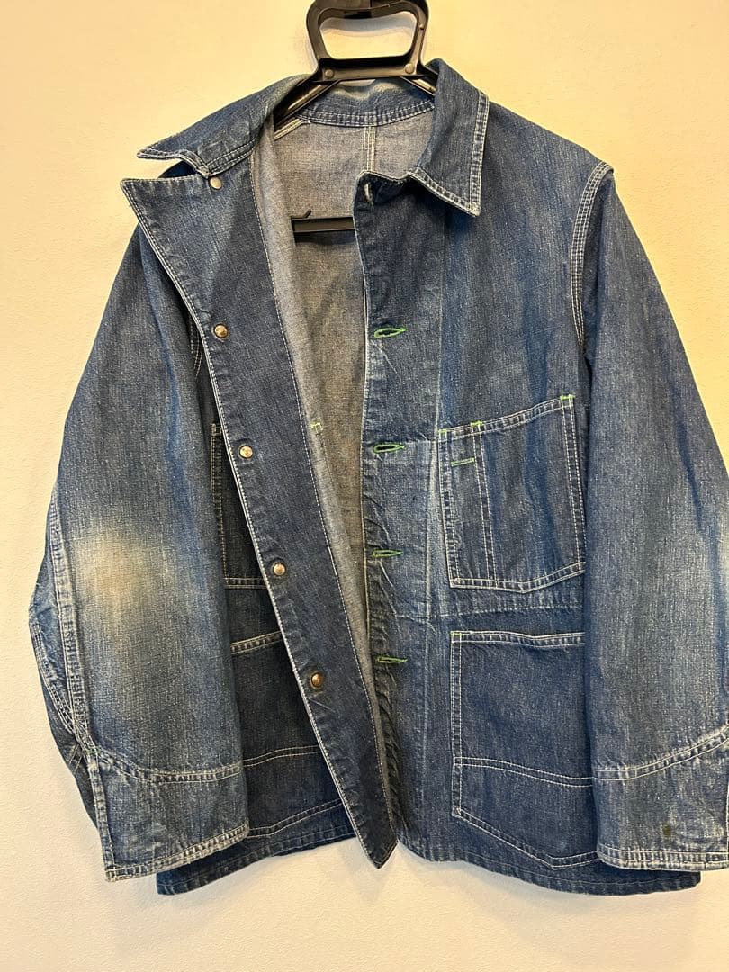 【希少60s/青黄タグ】OshKosh USA製 VINTAGE M相当