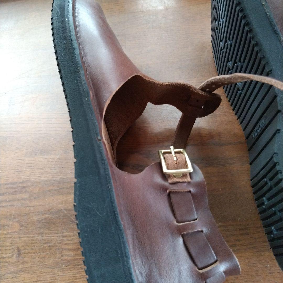 オーロラシューズ新品ブラウン