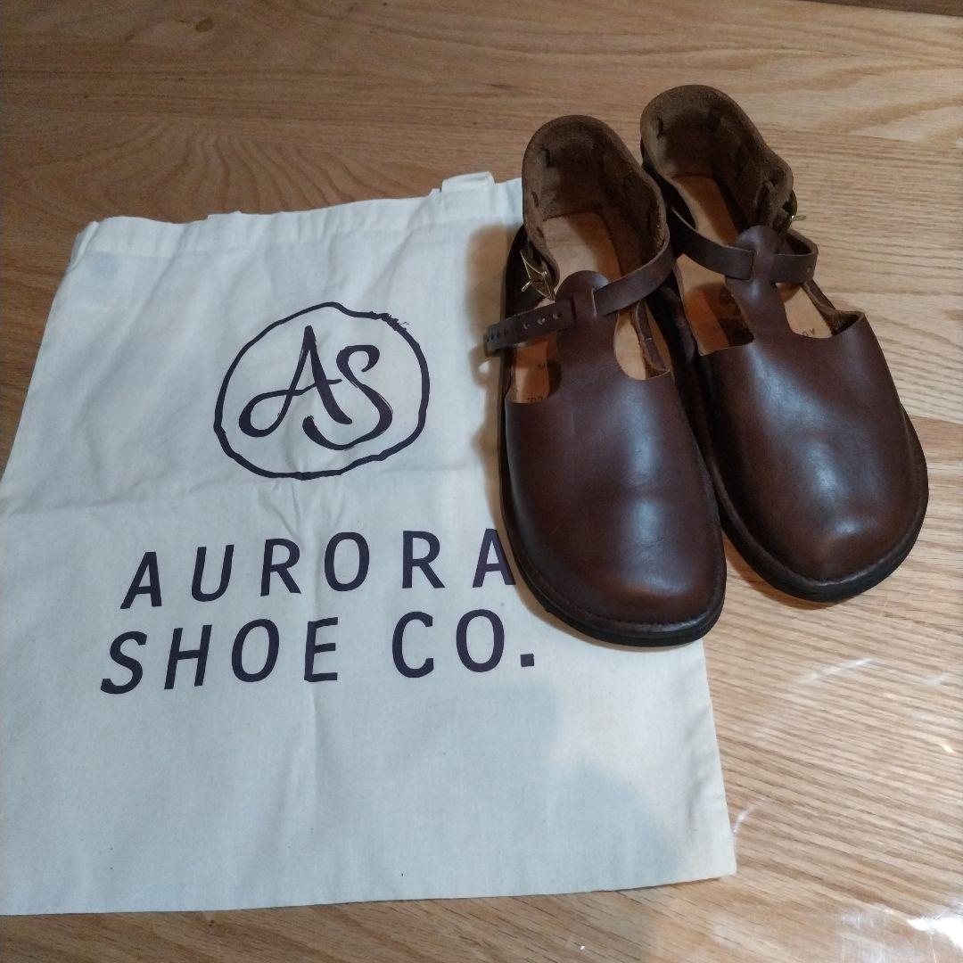 オーロラシューズ新品ブラウン