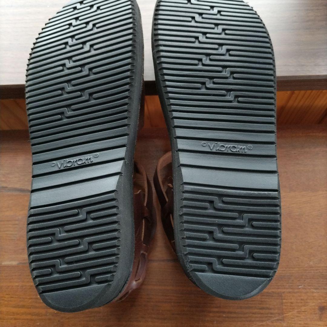 オーロラシューズ新品ブラウン